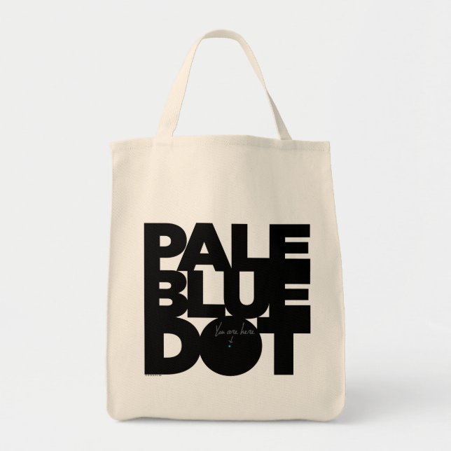 Bolsa Tote Azul pálido (Frente)