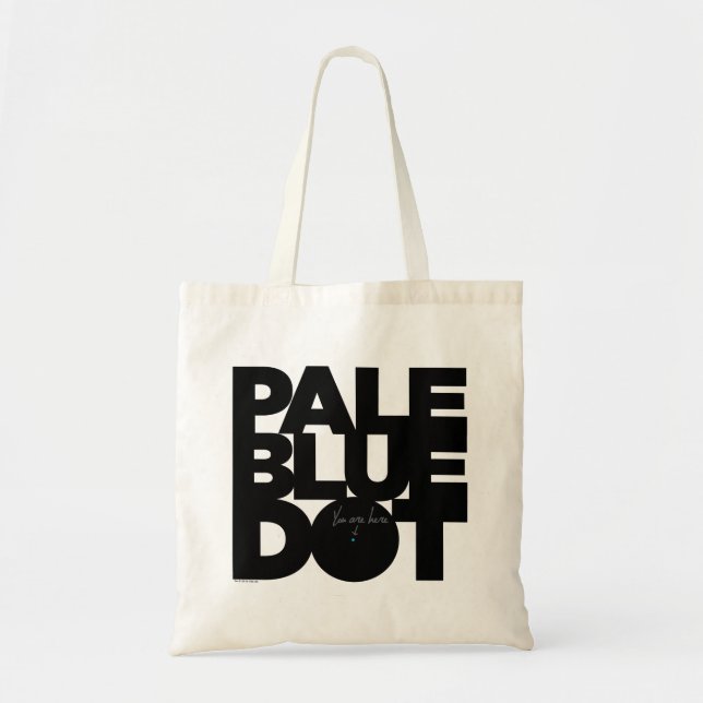 Bolsa Tote Azul pálido (Frente)