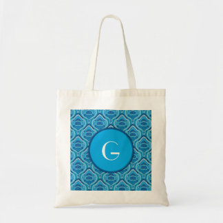 Bolsa Tote Azulado - Paisley Emplumado