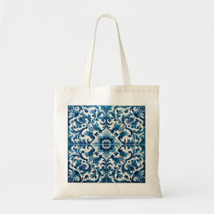 Bolsa Tote Azulejo azul português