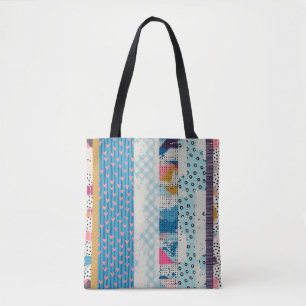 Bolsa Tote Azulejo de Patchwork (Design de padrões)