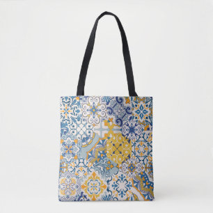 Bolsa Tote Azulejo de retalhos incolor com o Islã, Árabe