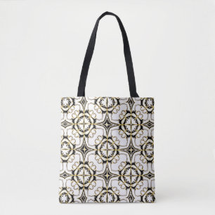 Bolsa Tote Azulejo Vintage Luxe