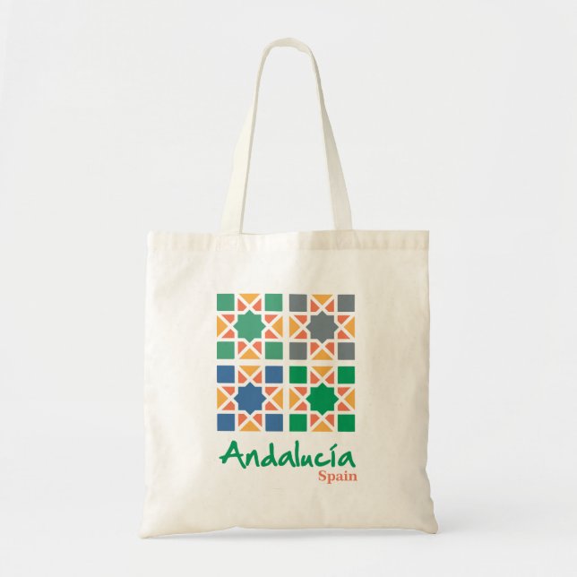 Bolsa Tote Azulejos Andaluzes 4 (Frente)