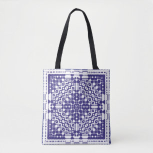 Bolsa Tote Azulejos azulejo portugal ornamentais decor. Fashi