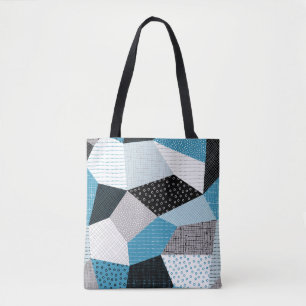 Bolsa Tote Azulejos Geométricos de Peça Livre