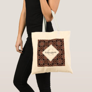 Bolsa Tote Azulejos Personalizados Safari Sunset da Boêmia Ma