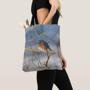 Bolsa Tote Azulinho de Inverno Animal