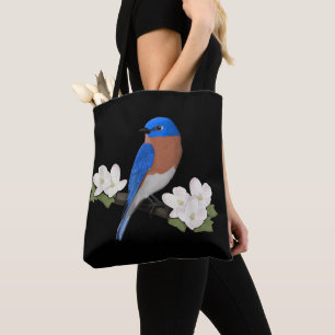 Bolsa Tote Azulinho-do-leste Pássaro Amante-de-pássaros Obser