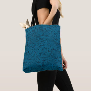 Bolsa Tote Azure Azure Blue Cork, com aspecto em grão de made