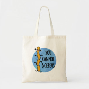 Bolsa Tote B Bactérias Cute Cereus Pun
