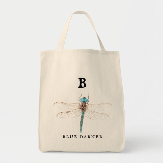 Bolsa Tote "B" Blue Darner (Frente)