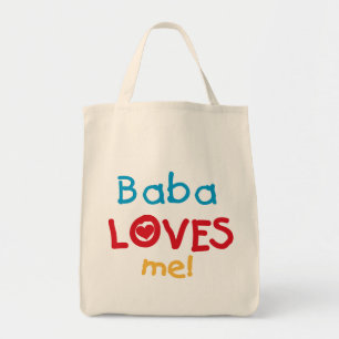 Bolsa Tote Baba me ama T-shirts e presentes