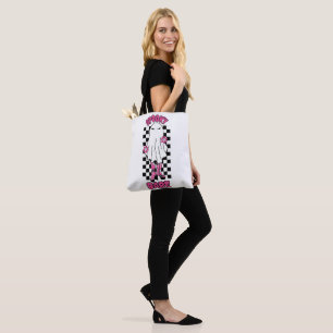Bolsa Tote "Babe Louco" Mulher Fantasma de Halloween - Rosa R