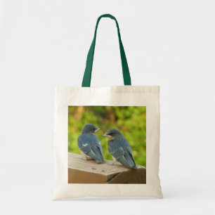 Bolsa Tote Baby Barn Swallow Nature Bird Fotografia