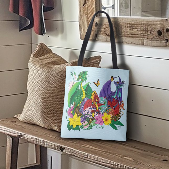Bolsa Tote Baby Dragon Nest Fantasy (Criador carregado)