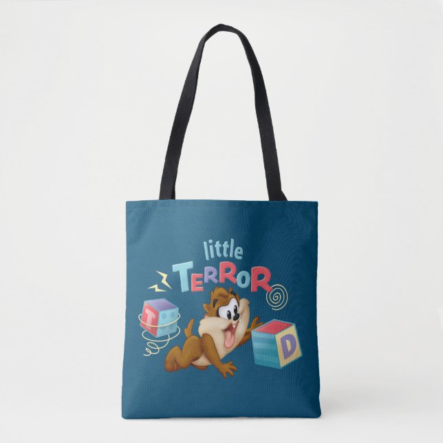 Bolsa Tote Baby TAZ™ | Pequeno Terror (Frente)