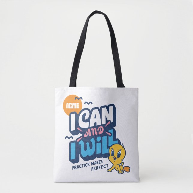 Bolsa Tote Baby TWEETY™ - Eu Posso E Eu Vou (Frente)