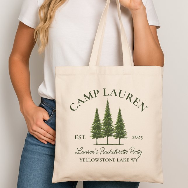 Bolsa Tote Bach Camp Tote Bag, Presente de Festa de solteira  (bach camp tote bag, bride camp tote, custom bachelorette gift, bachelorette party favor, bridal gift)