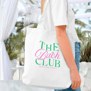 Bolsa Tote Bach Club Modern Simple Green Bachelorette