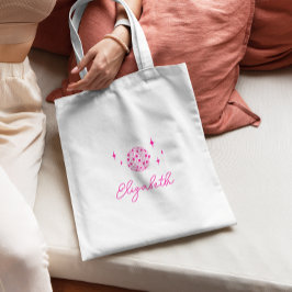 Bolsa Tote Bachelorette de Disco Personalizado