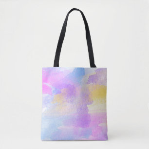 Bolsa Tote Background art abstract watercolor