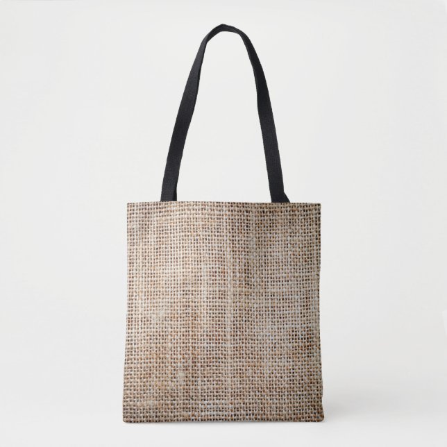 Bolsa Tote Background of burlap hessian  (Frente)