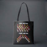 Bolsa Tote Bacterium Science Strep Meeting Microbiologia<br><div class="desc">Engraçado professor de biologia ou estudante Gift. Design de Microbiologia Engraçado para enfermeiros,  médicos e qualquer outro geek de ciência orgulhoso.</div>