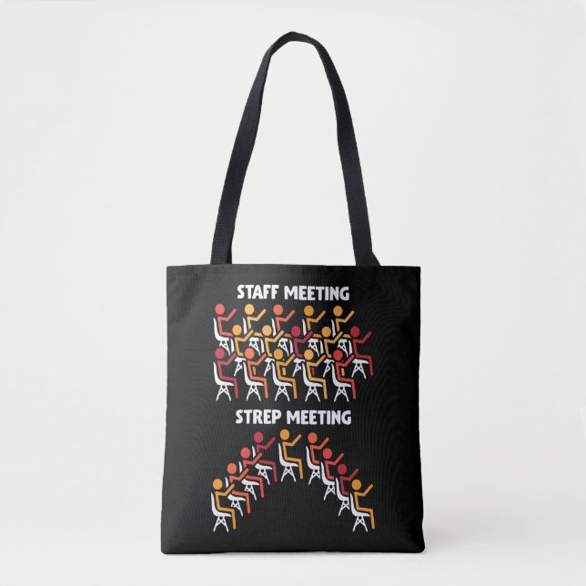 Bolsa Tote Bacterium Science Strep Meeting Microbiologia (Frente)