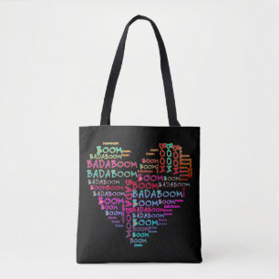 Bolsa Tote Badaboom do Coração + seu traseiro. & ideias