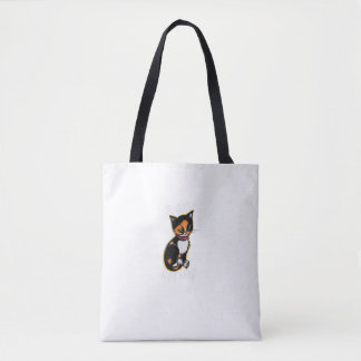 Bolsa Tote Badass Cat Mamãe Divertida Calico