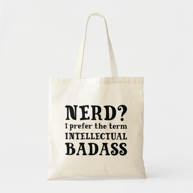 Bolsa Tote Badass Intelectual (Frente)