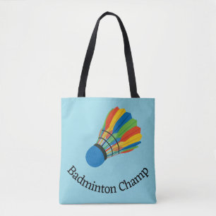 Bolsa Tote Badminton Design