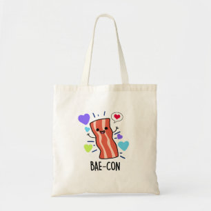 Bolsa Tote Bae-con Funny Bacon Pun