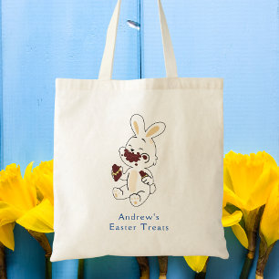 Bolsa Tote Bag Bonita De Páscoa Para Crianças