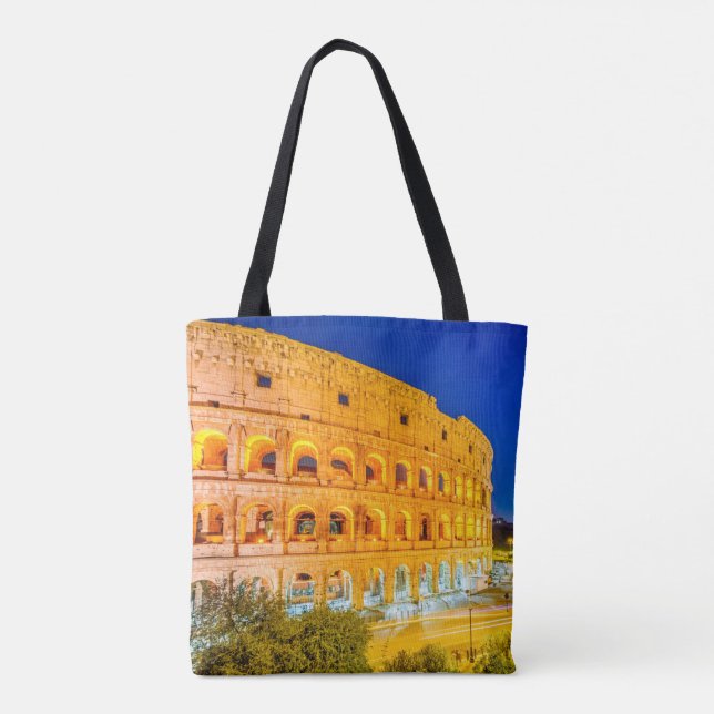Bolsa Tote Bag Colosseum Roma Itália (Verso)