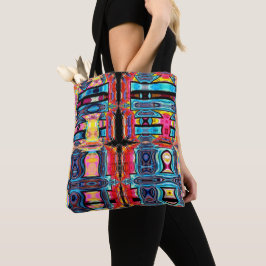 Bolsa Tote Bag de Abstrato multicores
