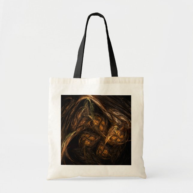 Bolsa Tote Bag de Arte Abstrato da Mãe Terra (Frente)