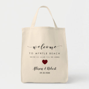 Bolsa Tote Bag de Boas-vindas com Itinerário de Trás, Borgo