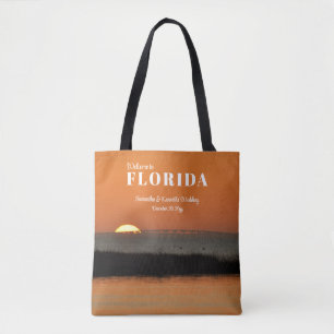 Bolsa Tote Bag de Boas-vindas do Casamento de Praia de Destin