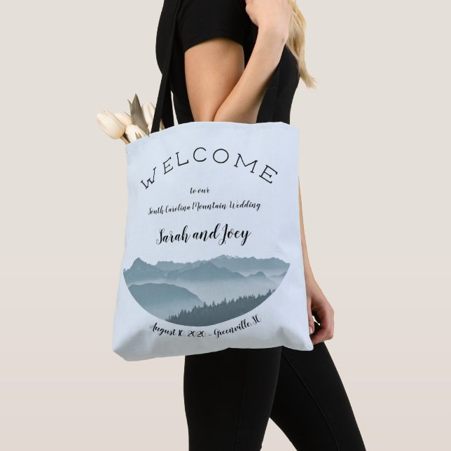 Bolsa Tote Bag de Boas-vindas Misty Mountain (Close Up)