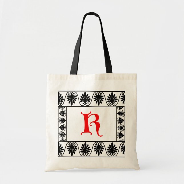 Bolsa Tote Bag de Borda K Carta (Frente)