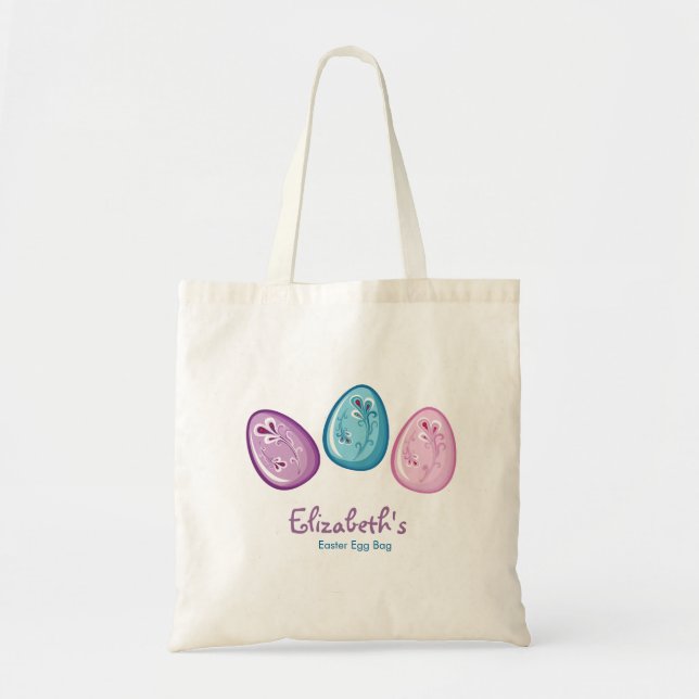 Bolsa Tote Bag De Caça De Ovo De Páscoa (Frente)