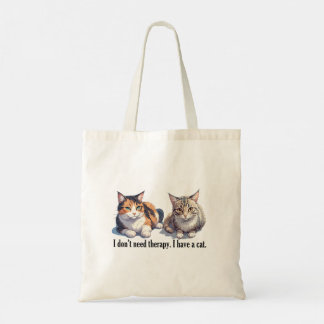 Bolsa Tote Bag de Design de Gato Engraçado e Adorável