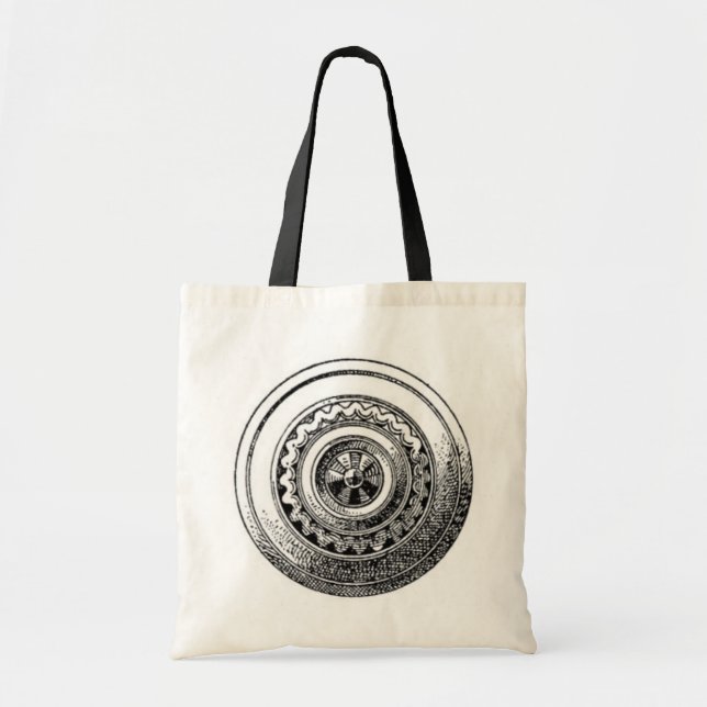 Bolsa Tote Bag de Escudos Medieval (Frente)