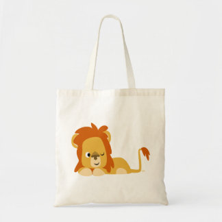 Bolsa Tote Bag de Leão de Cartoon Gelado