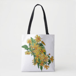 Bolsa Tote Bag de margarida amarela