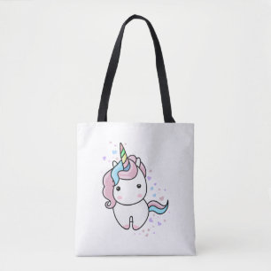 Bolsa Tote Bag de Papelaria para Estudantes da Escola Cute Po