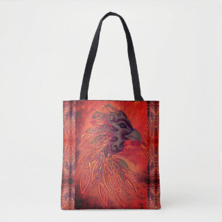 Bolsa Tote Bag de Pássaro Phoenix