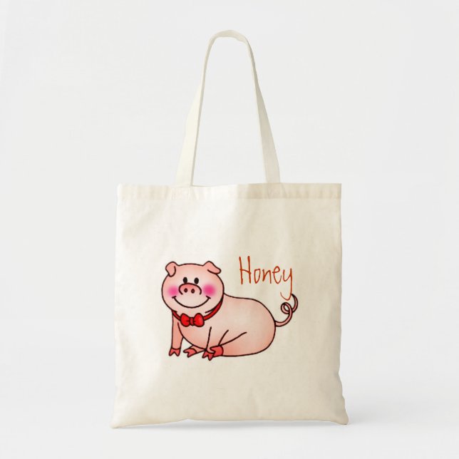 Bolsa Tote Bag de porco (Frente)
